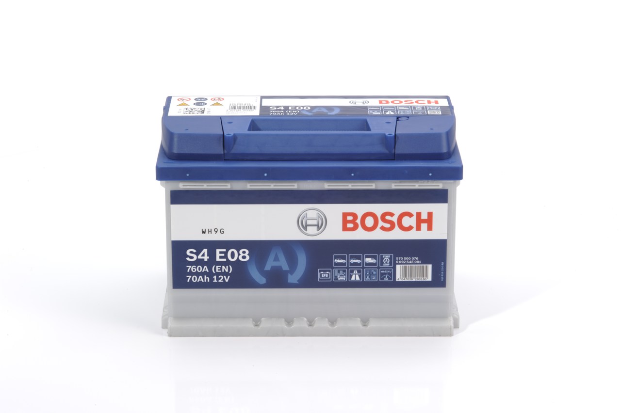 ΜΠΑΤΑΡΙΑ BOSCH R+ 0092S4E081 EFB  12V 70AH 760A S4 E08 EFB START STOP